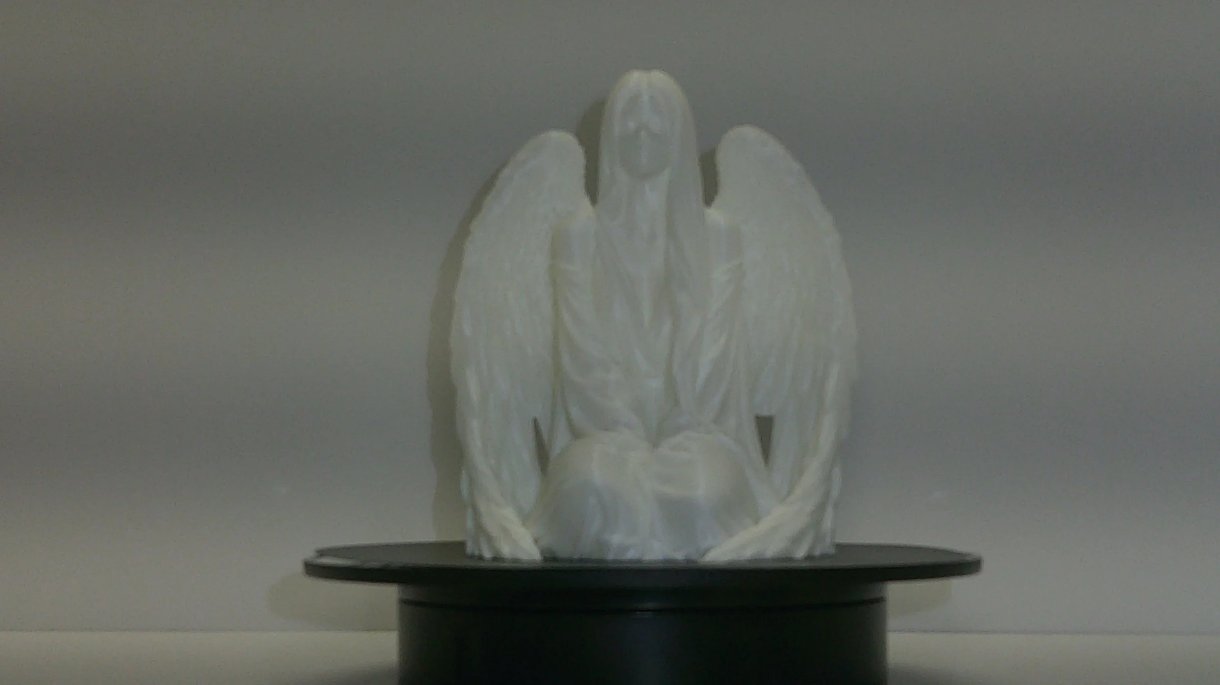 Serene Kneeling Angel3D Print Statue