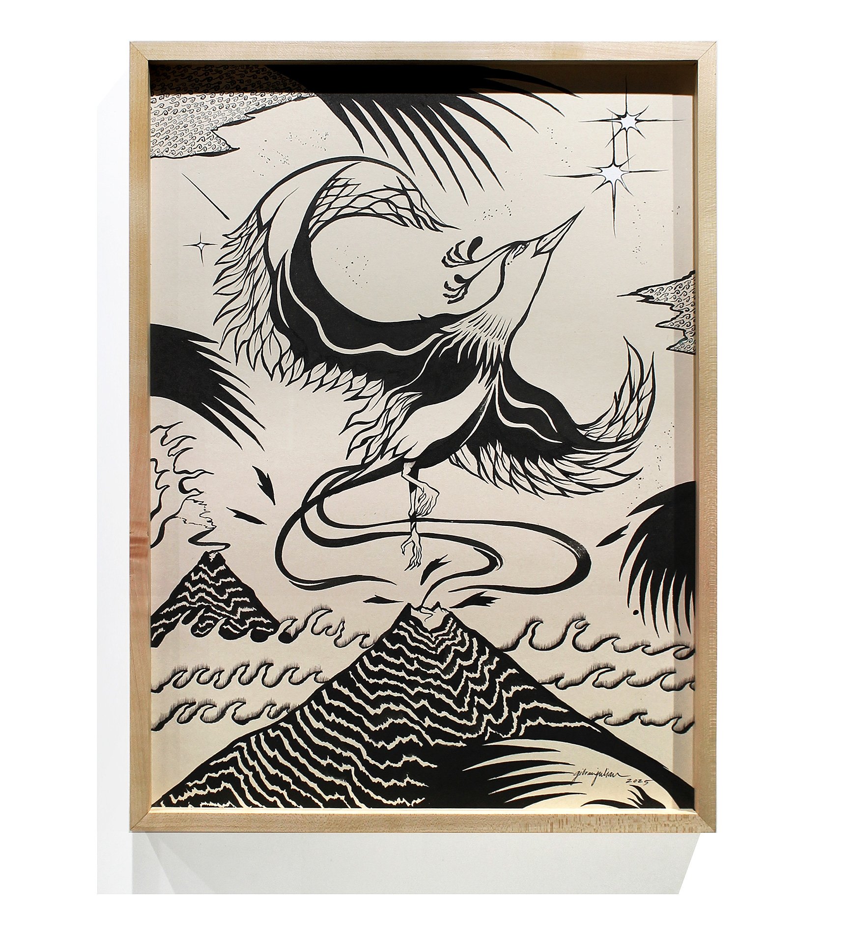 ¨ Fenix ¨ Unique Ink Drawing