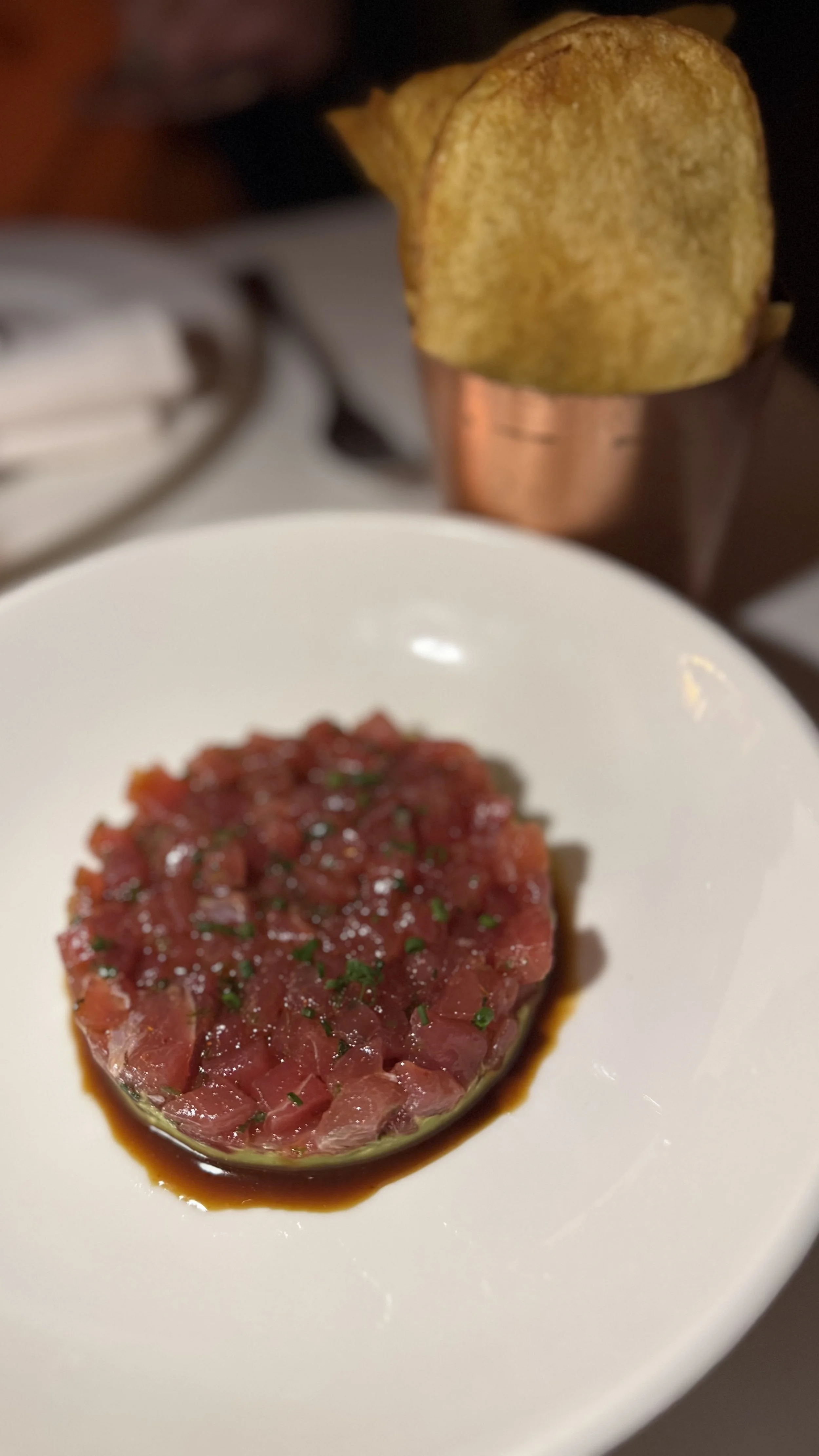 The Polo Room Palm Beach Tuna Tartar