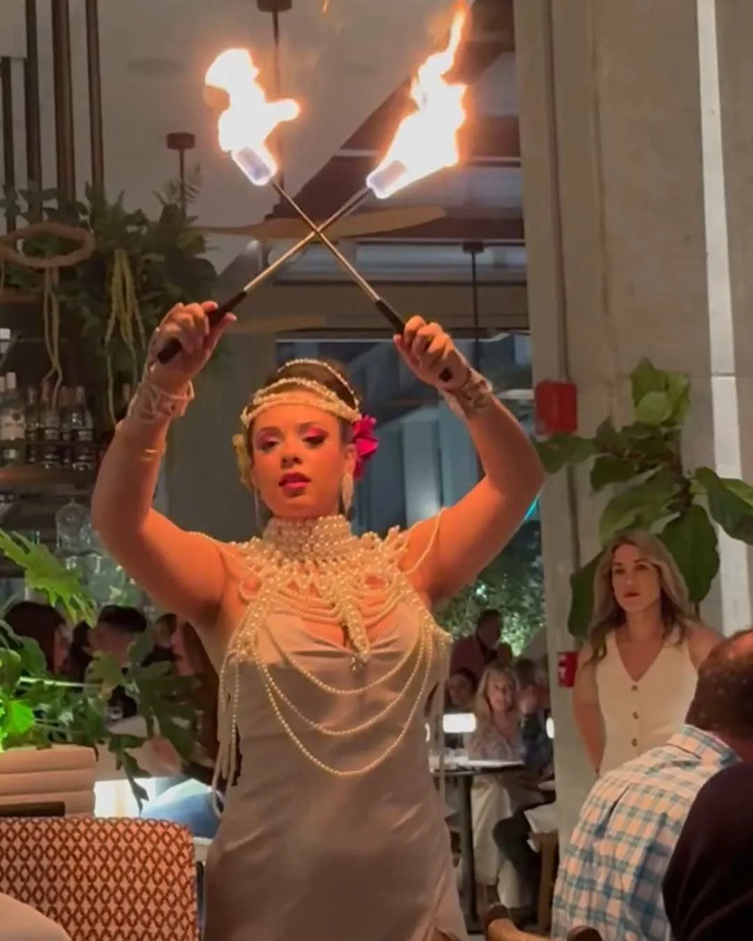 Kyma West Palm Beach Fire Show