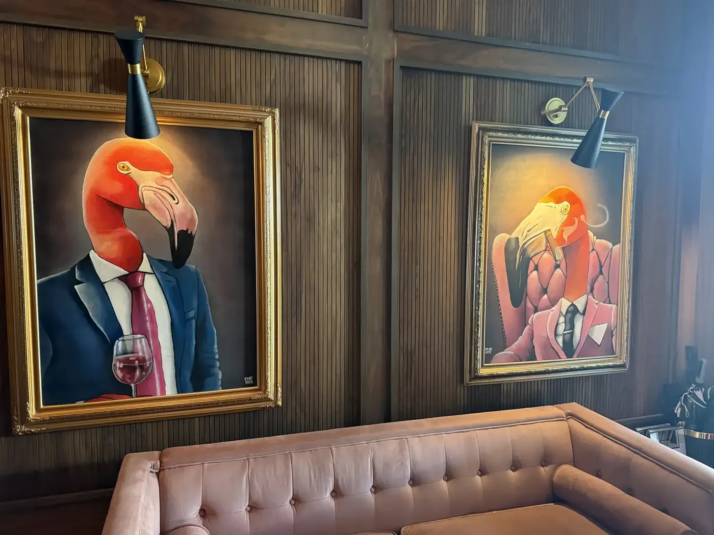 Pink Steak Restaurant Ambiance Dining with Maria