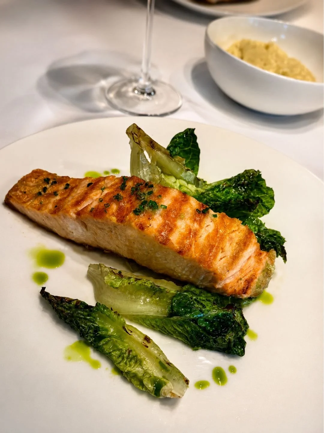 Grilled Salmon at Nişantaşı Beymen Brasserie Istanbul