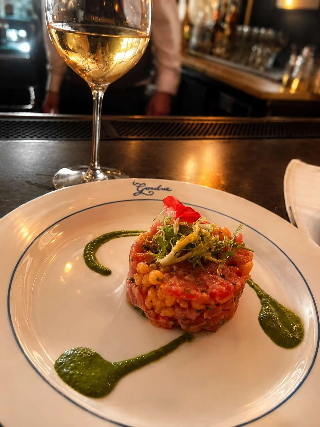 Le Tartare de Thon La Goulue Palm Beach