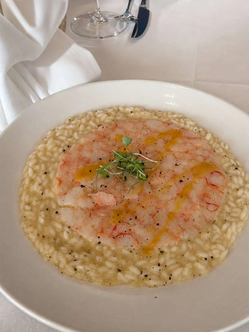 Tutto Mare Palm Beach Shrimp Risotto