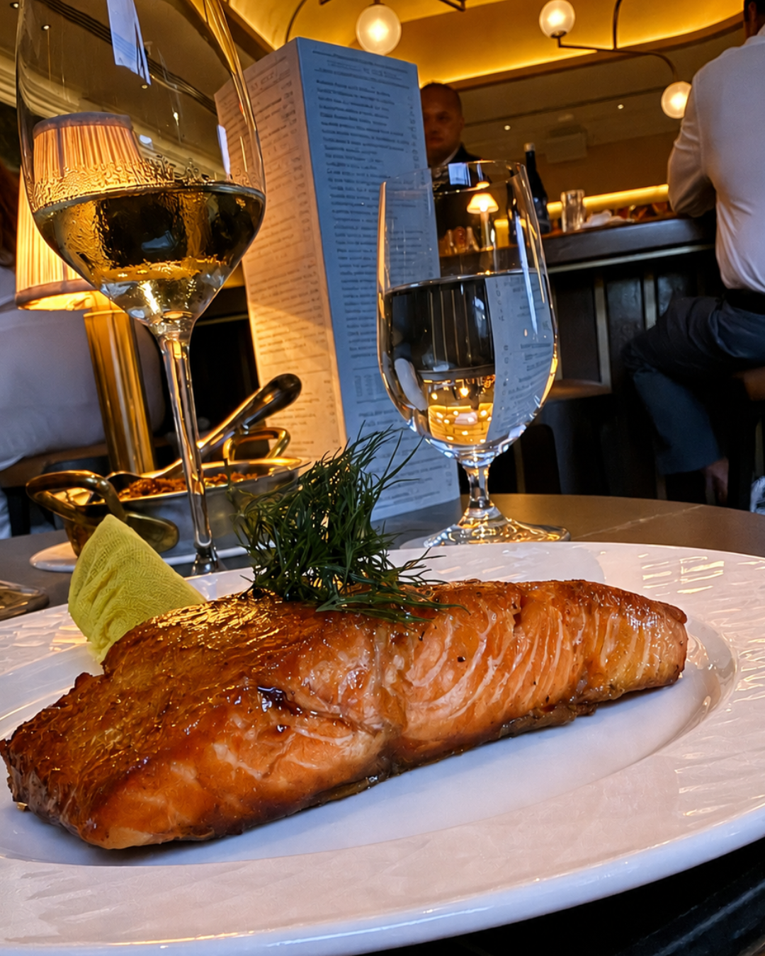 Salmon at Harry's West Palm Beach