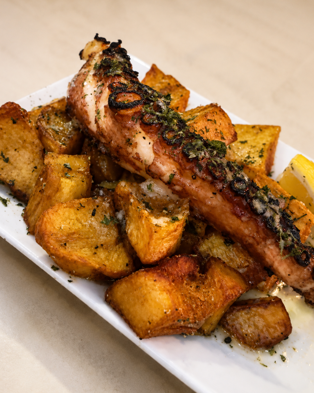 Mana Jupiter Restaurant Review - Grilled Octopus