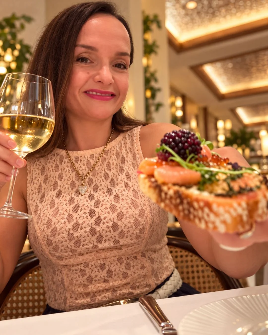 Dining with Maria Palm Beach