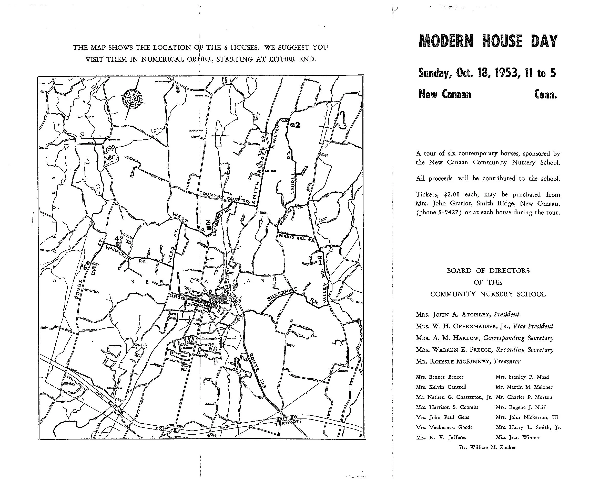 Modern House Day Program (1953) - 1 of 2