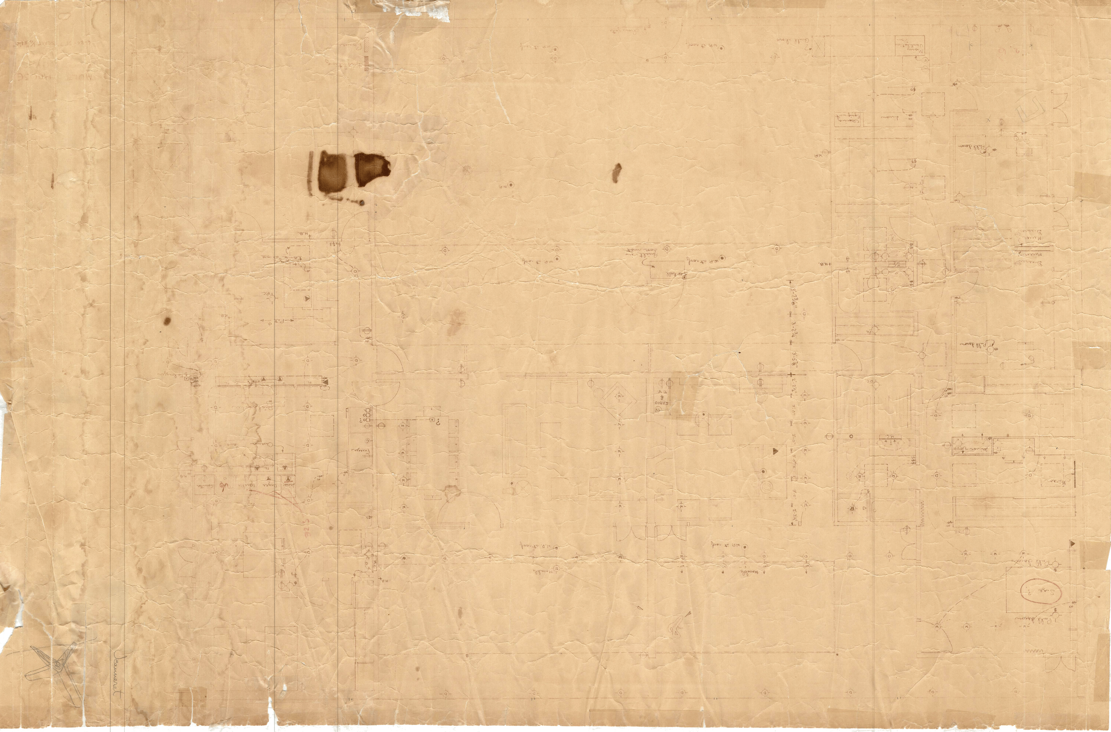 Ault House Drawings 1951 - Madsbjerg Family Archives