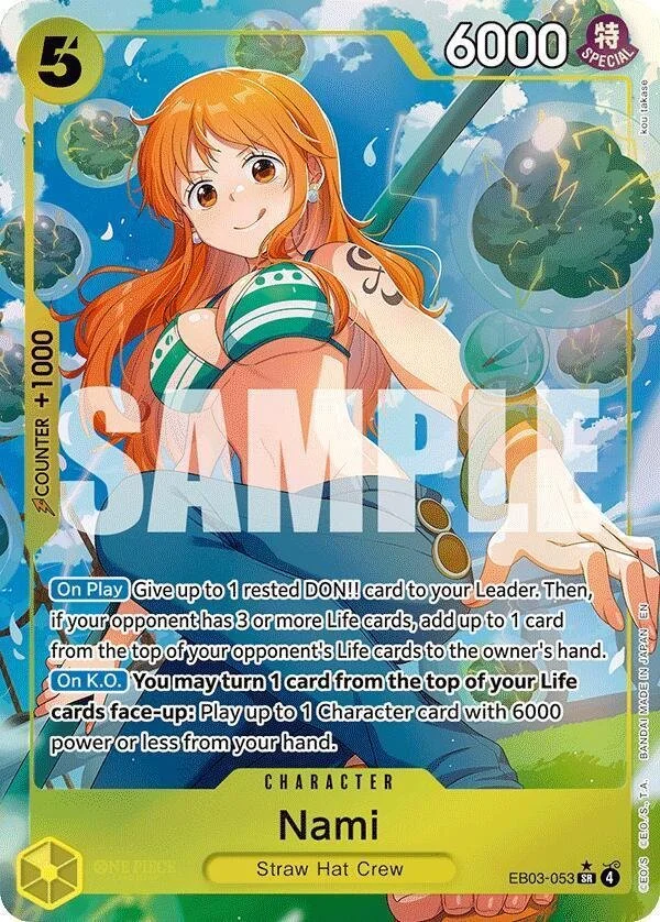 Nami [Alternate Art] EB03-053 One Piece Extra Booster Heroines Edition