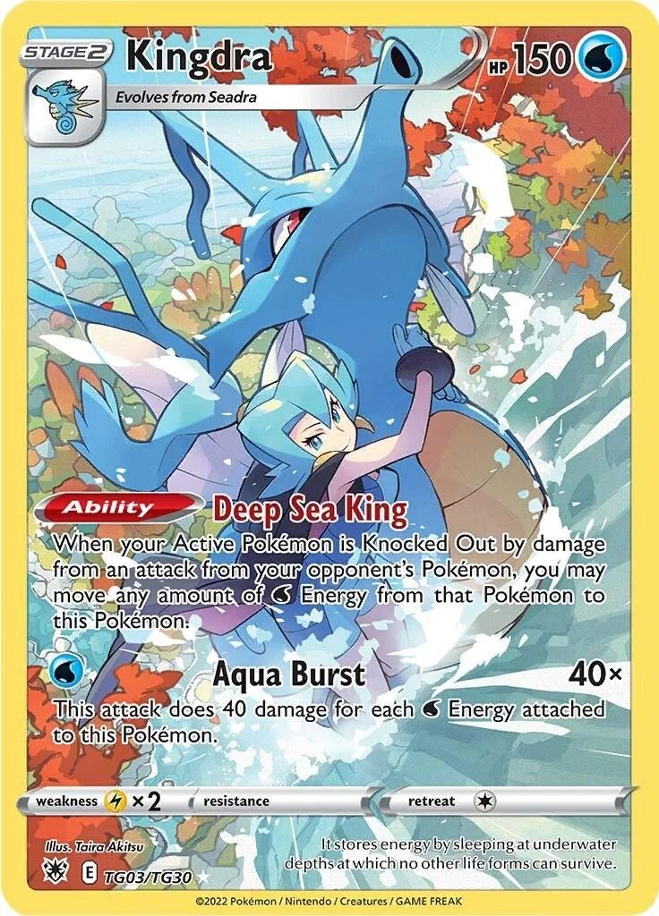 Kingdra #TG03 Pokemon Astral Radiance NM
