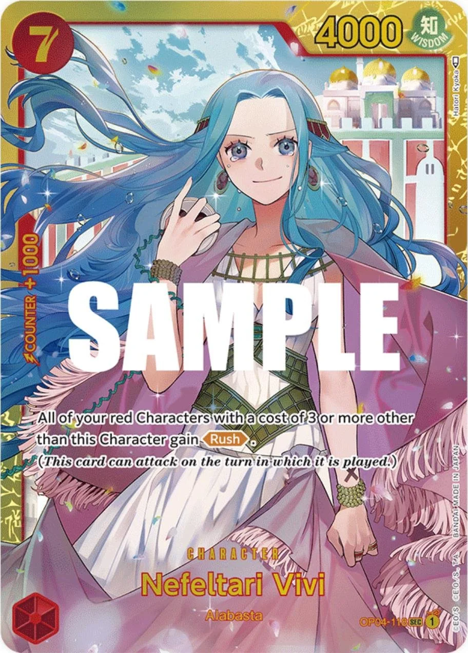 Nefeltari Vivi OP04-118 One Piece Kingdoms of Intrigue