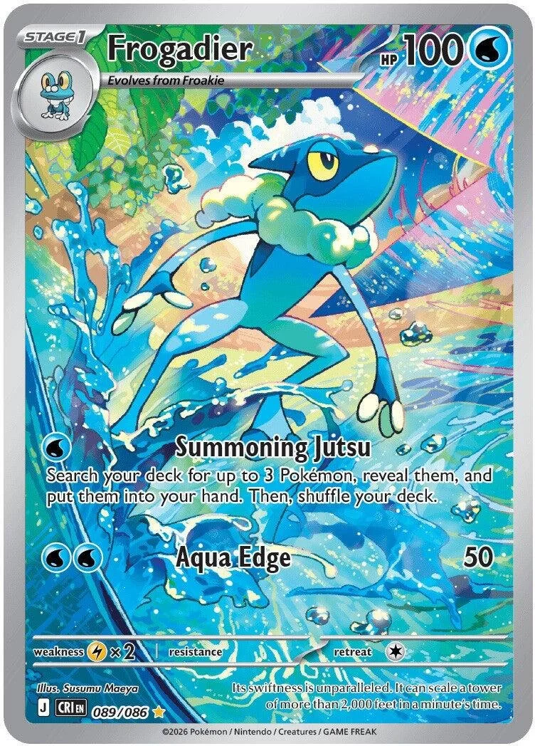 Frogadier #89 Pokemon Chaos Rising NM