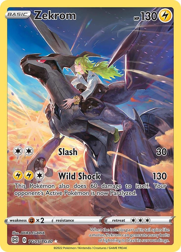 Zekrom #TG05 Pokemon Brilliant Stars NM