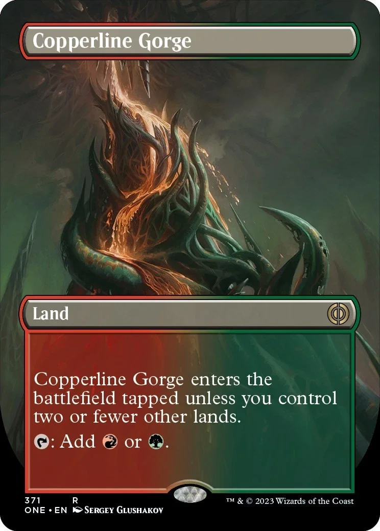 Copperline Gorge 371 *Foil* (NM) Phyrexia: All Will Be One