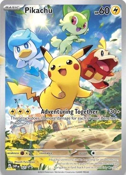Pikachu [Paldea] #27 Pokemon Promo SEALED
