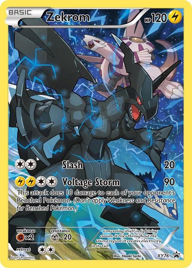 Zekrom #XY76 Pokemon Promo NM