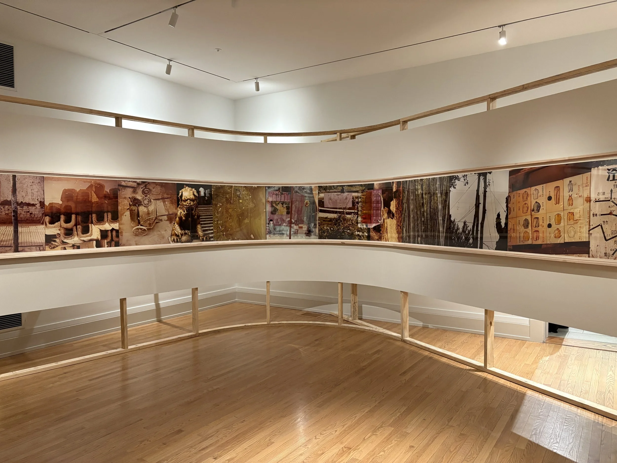 Rauschenberg 100 Exhibit - Gallery interior