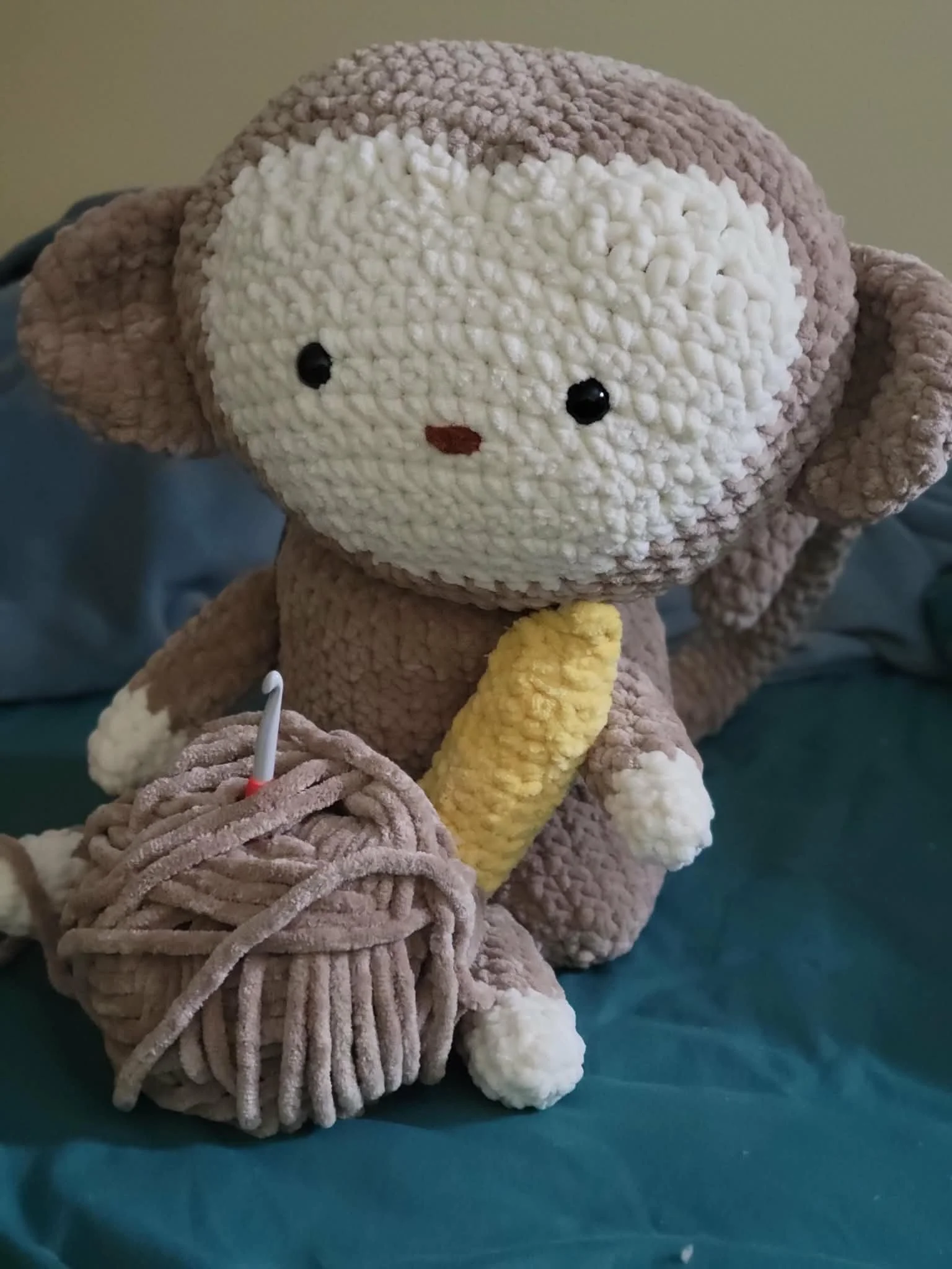 Monkey & Banana Giant Plushie