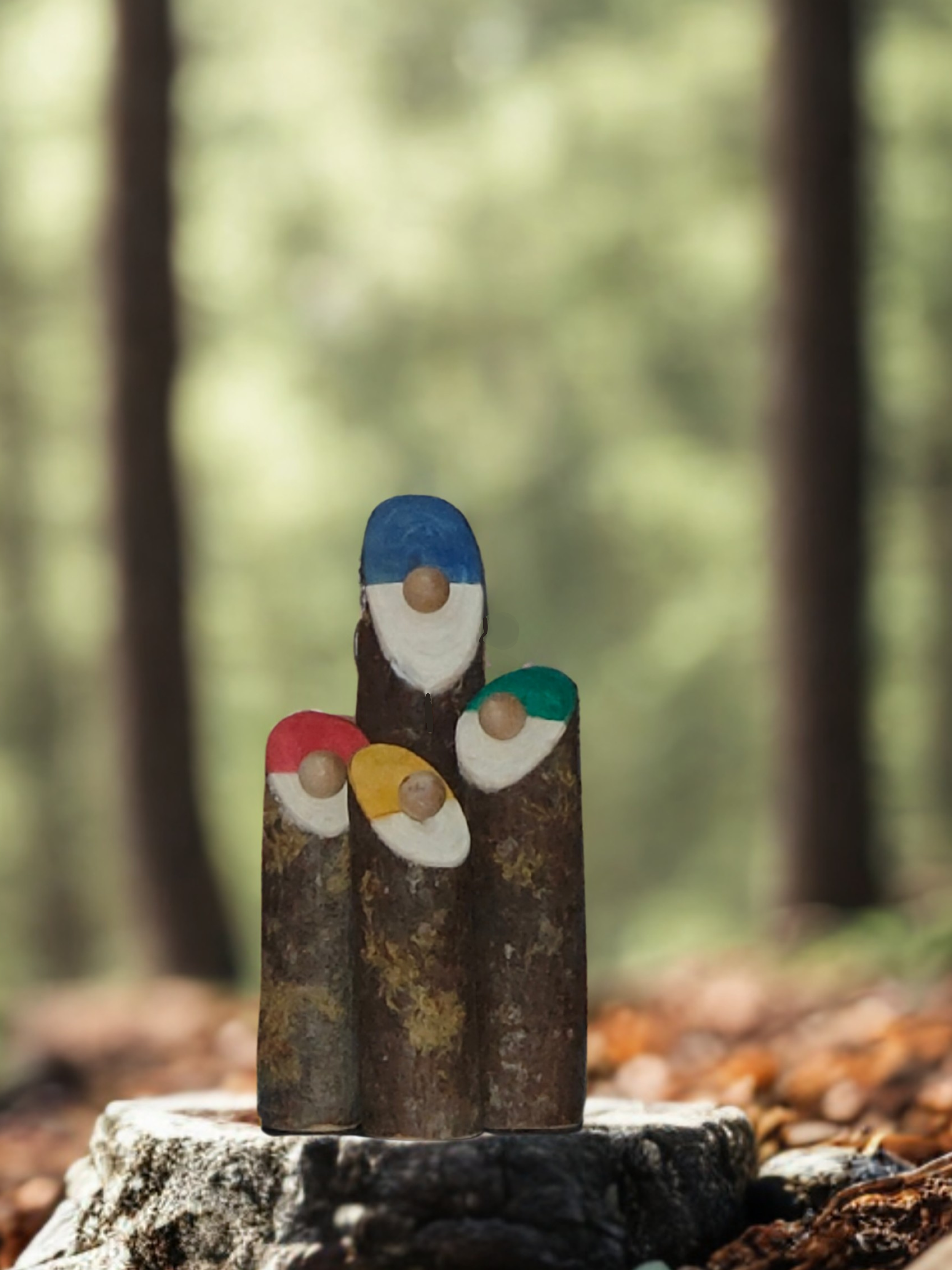 Handmade Custom Branch Gnomes