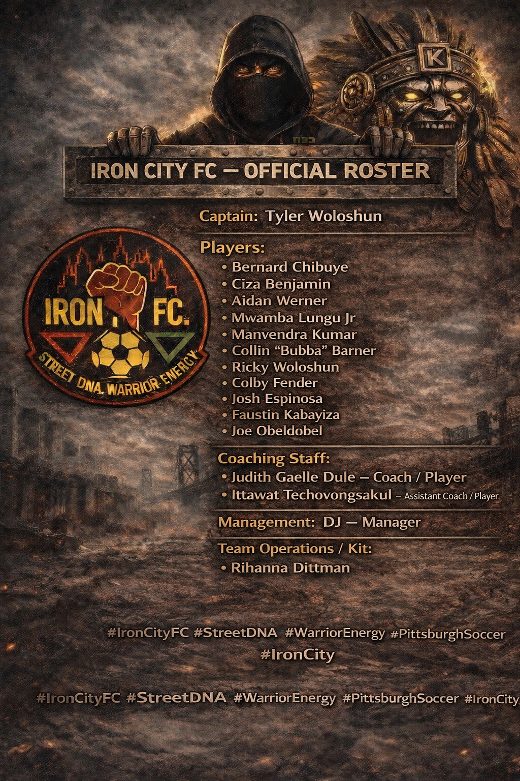 DEAD AIR 412 PRESENTS: NO  PERMISSION NEEDED — THE IRON CITY FC ERA BEGINS