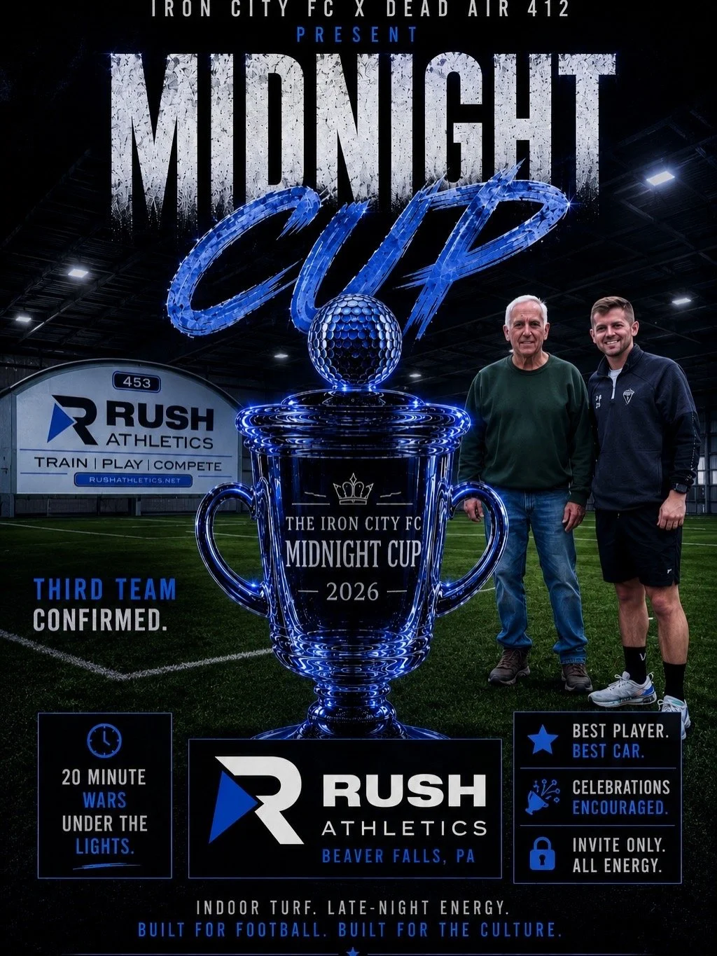 ⚡ RUSH ATHLETICS — OFFICIAL CLUB PROFILE & MIDNIGHT CUP ENTRY