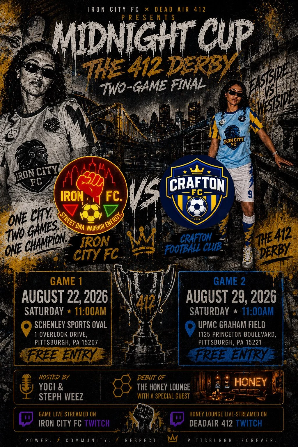 THE 412 DERBY

Two Games. One City. One Champion.