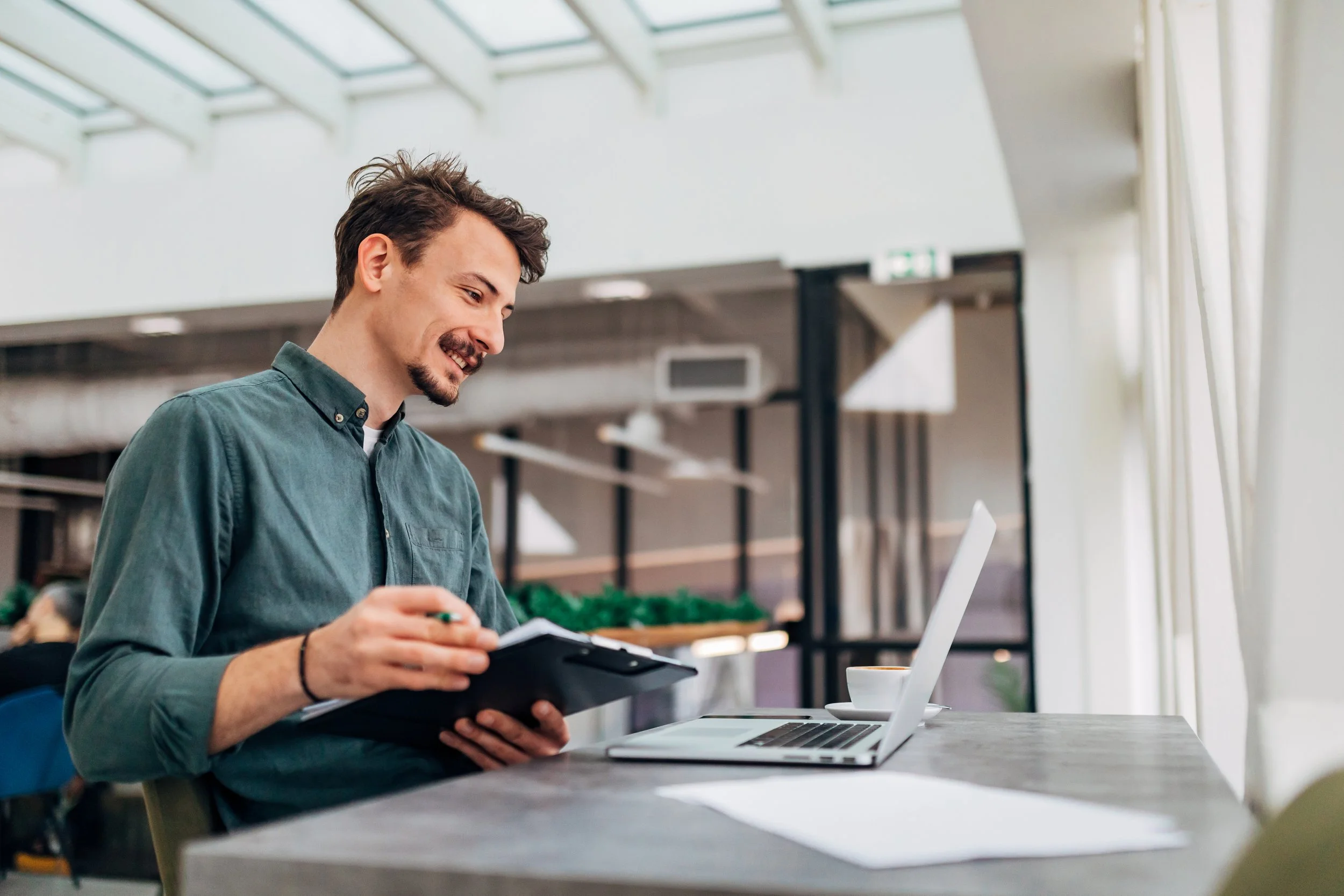 smiling business person
