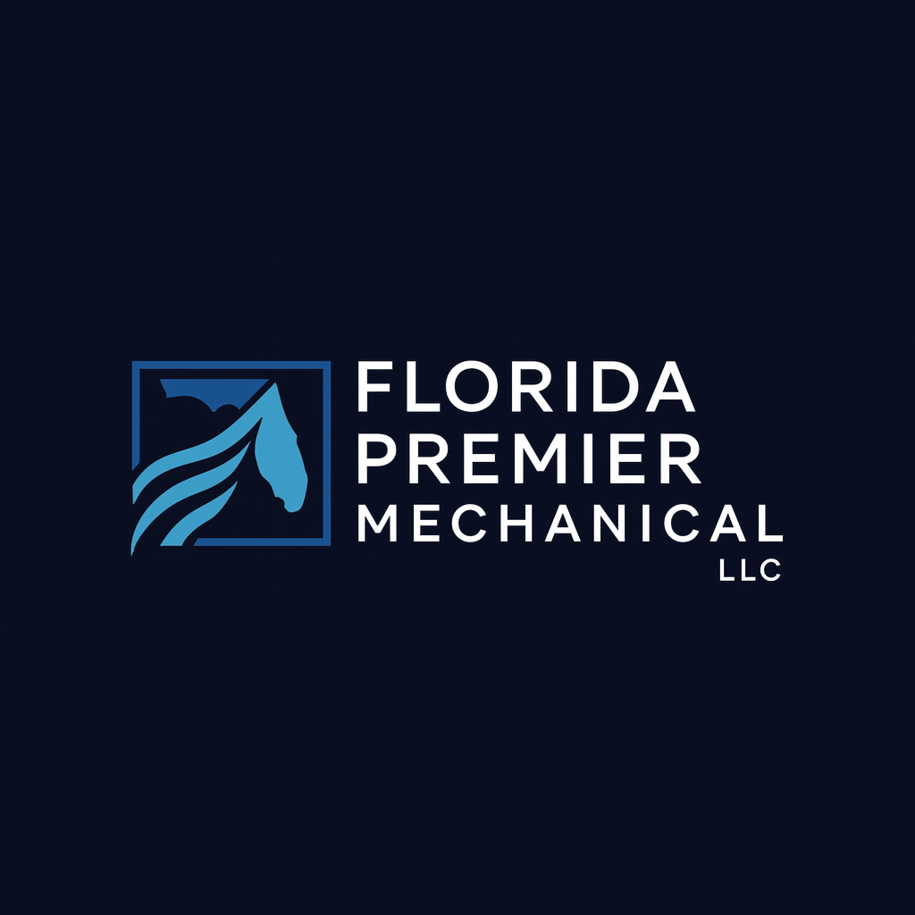 Florida Premier Mechanical logo representing residential HVAC design, commercial mechanical engineering, and load calculation services.