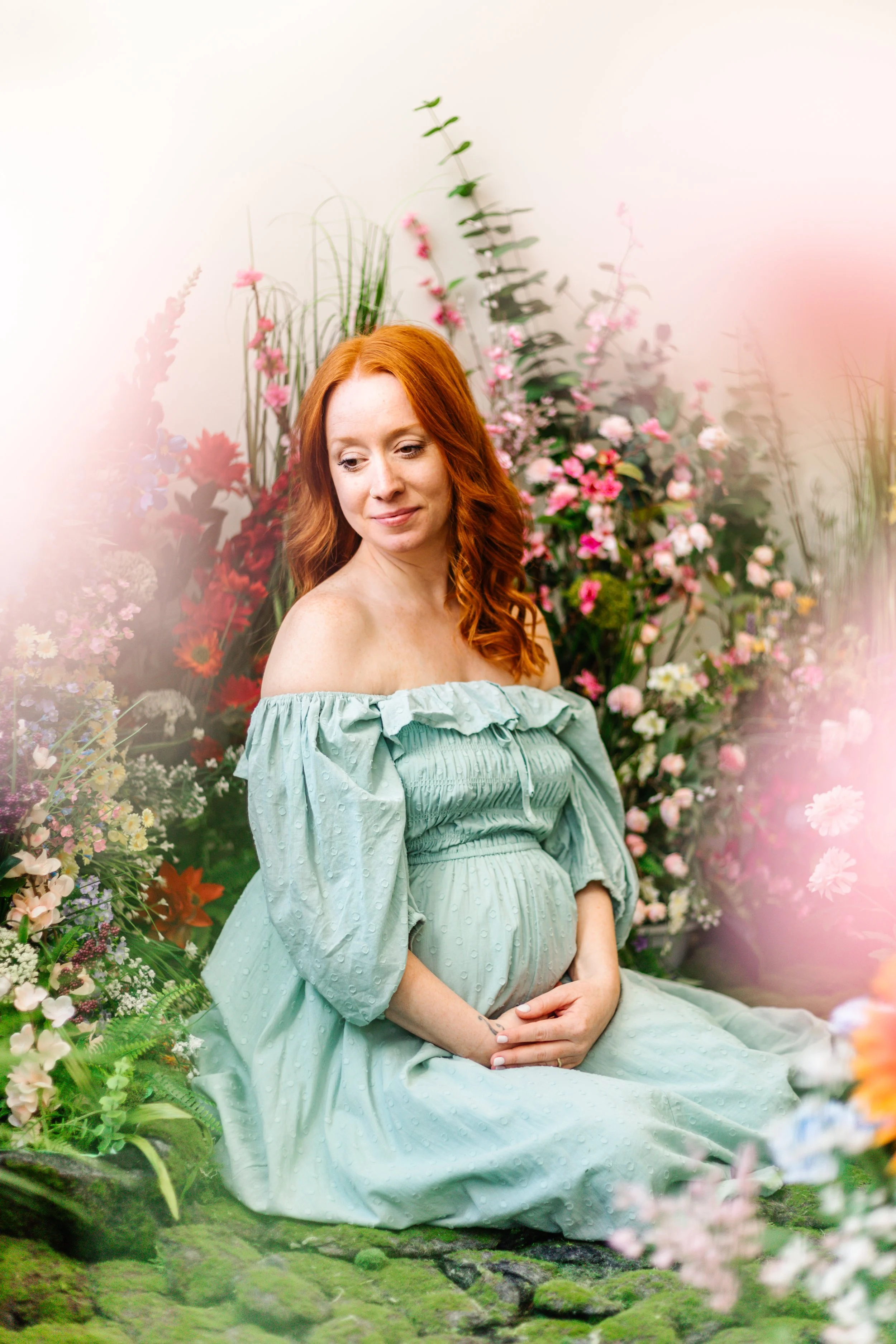 Whimsical Indoor Garden Maternity