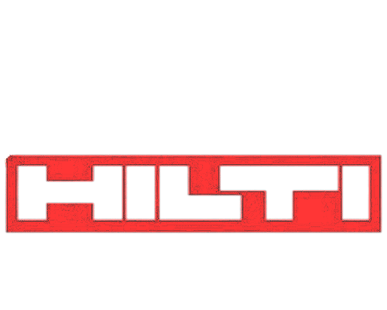 A stylized red logo with the word 'HUSTLE' in bold, black block letters inside a red rectangular border.