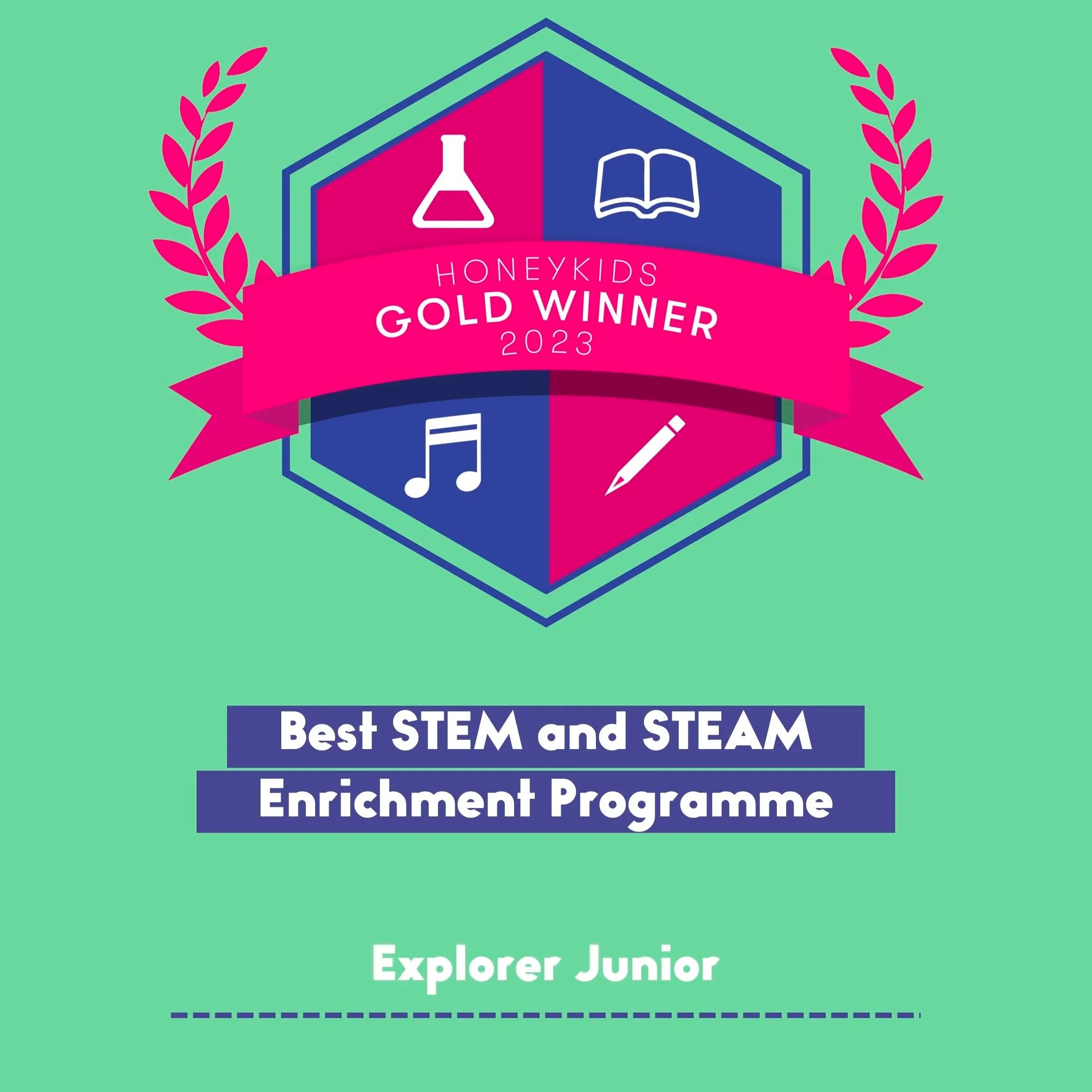 awarded best stem and steam enrichment programme by honeykids asia in 2023
