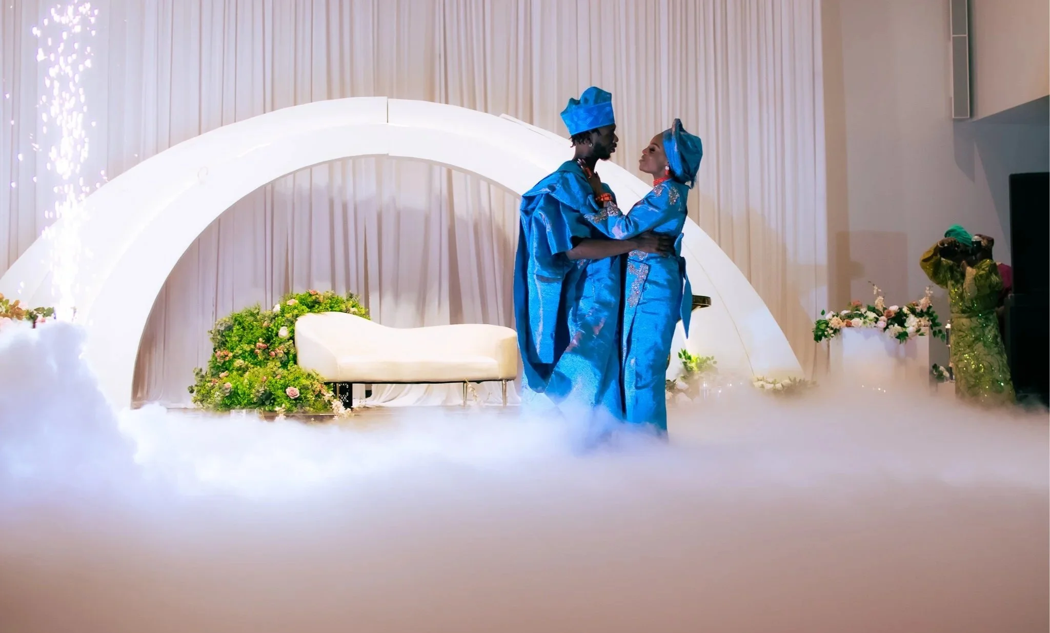 An image of a Nigerian wedding.