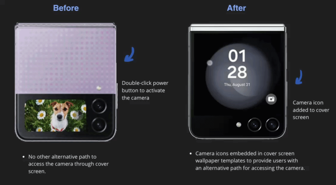 Camera icon recommendation