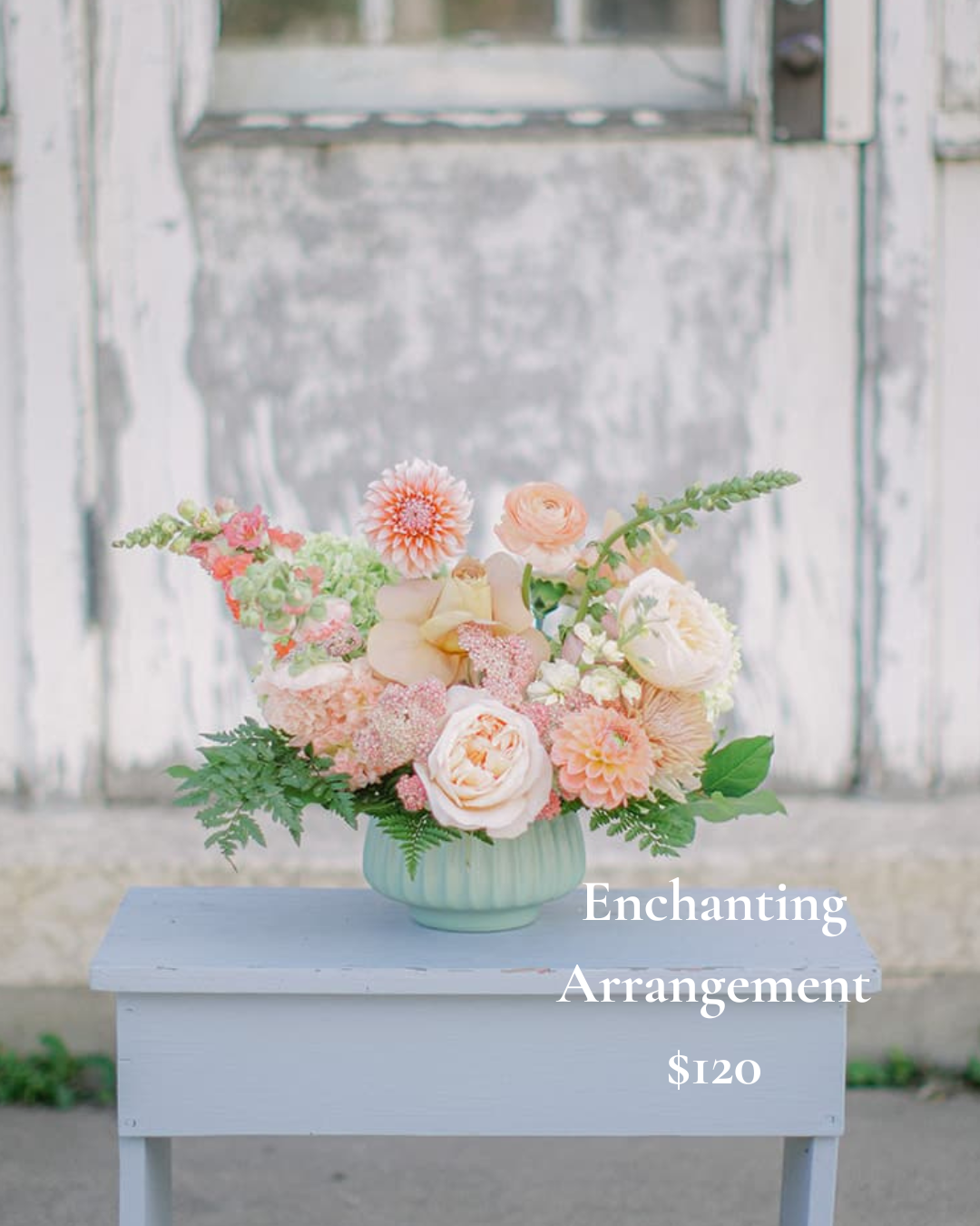 garden style vase flowers delivery Calgary