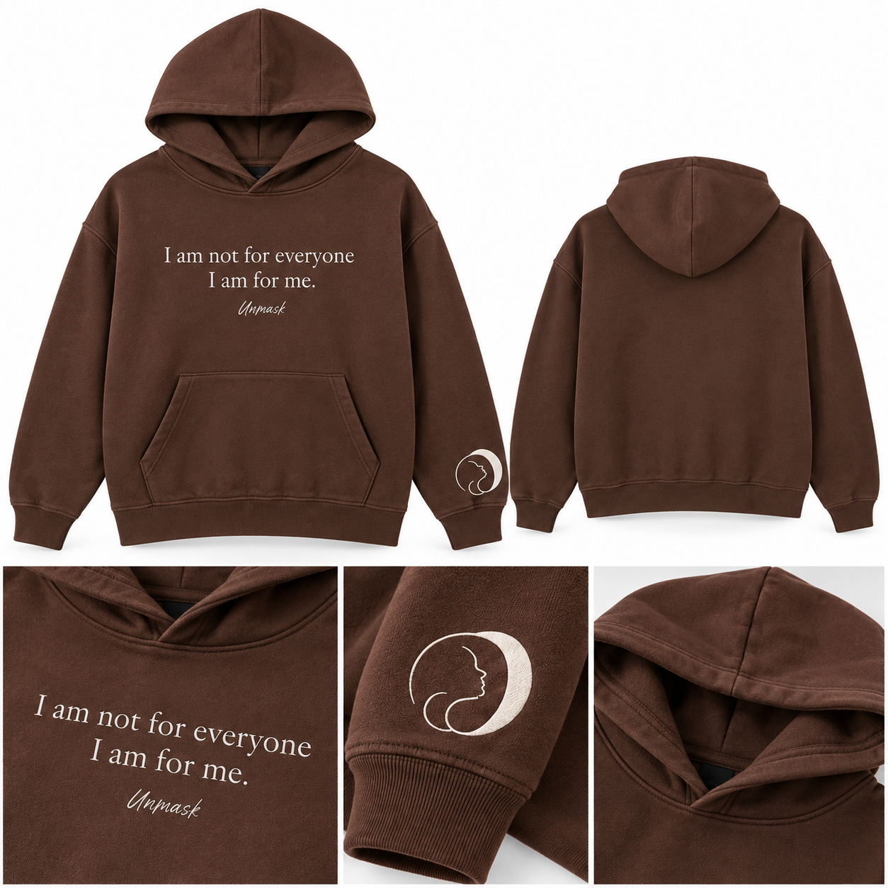Brown Hoodie Mockup with Cream Typography.png