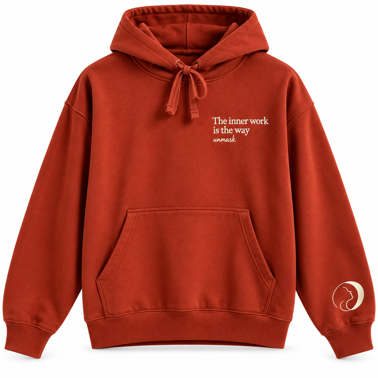 Rust Hoodie with “Unmask” Embroidery.png