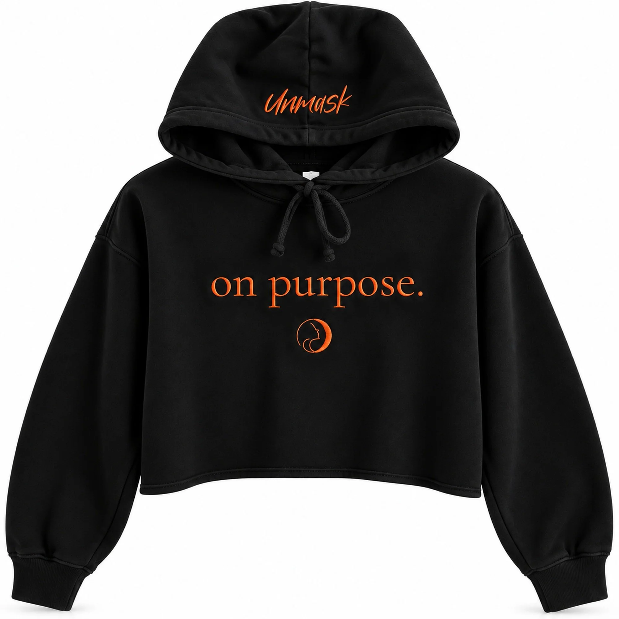 On Purpose Women's Crop Hoodie