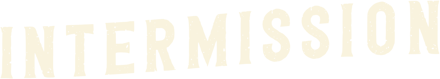 Intermission | Theatre Bar Brisbane