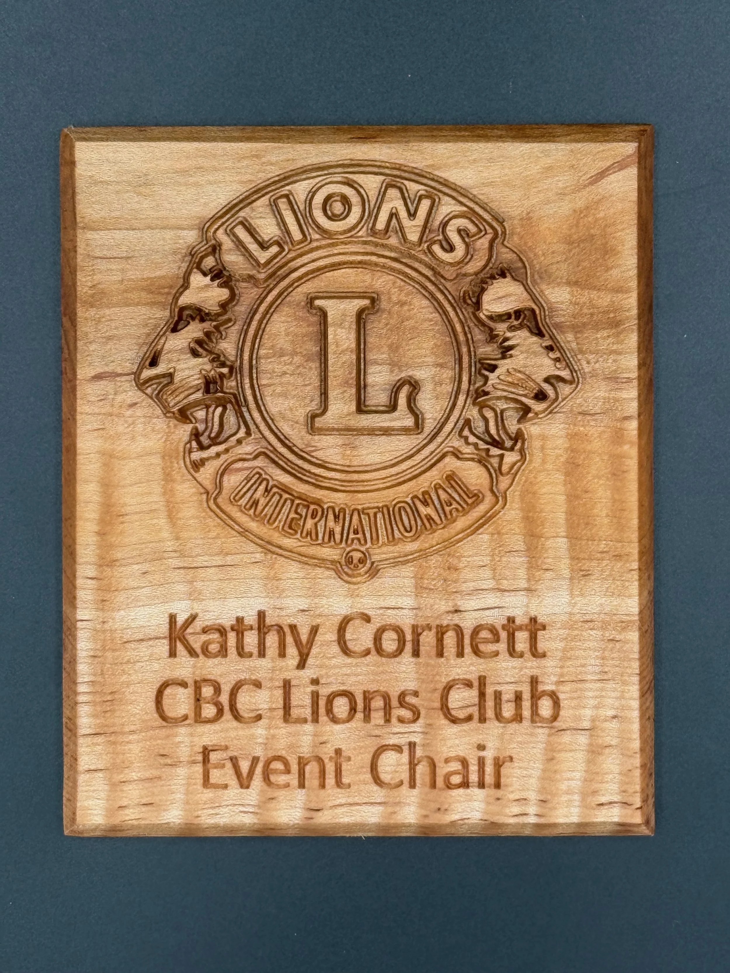 Award made to present to a Lions Club member for serving as Event Chair.