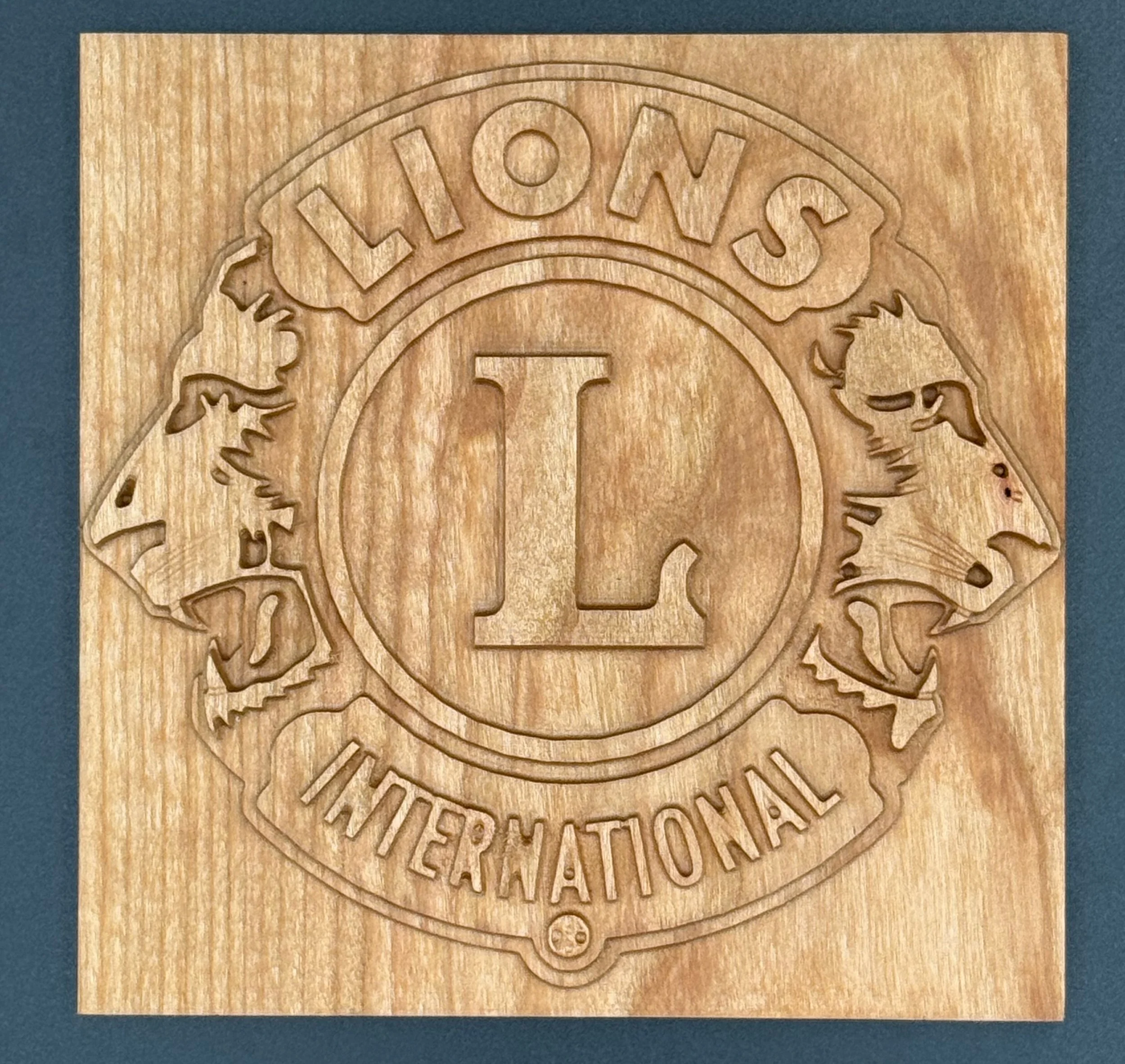 Lions Club International Logo - 3D Relief