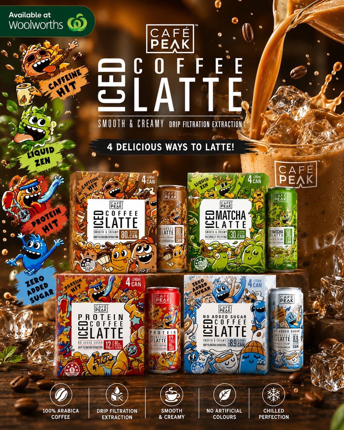 NEW Café Peak Range Now Available at Woolworths (July 2026)