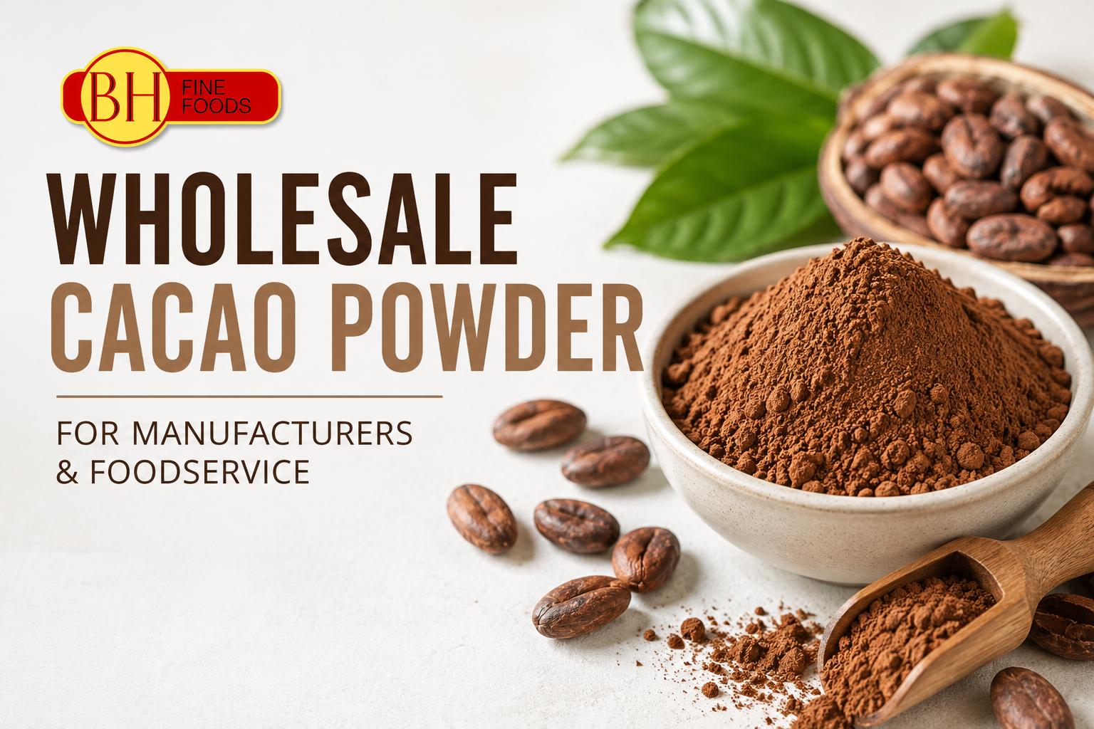 Wholesale Cacao Powder for Manufacturers &amp; Foodservice