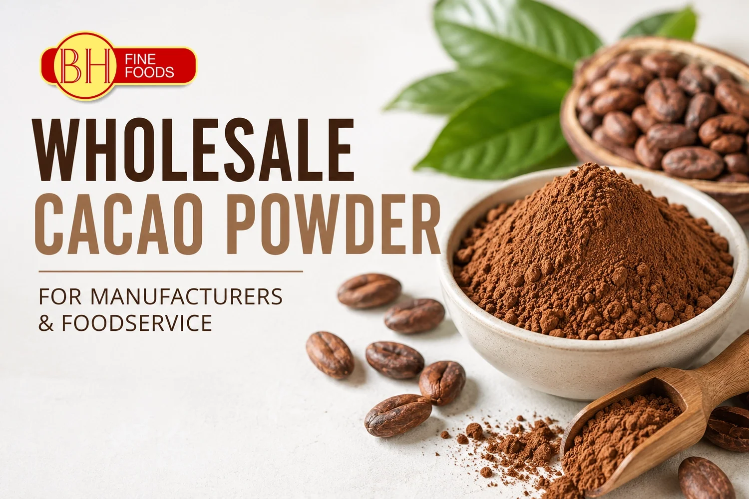 Wholesale Cacao Powder for Manufacturers &amp; Foodservice