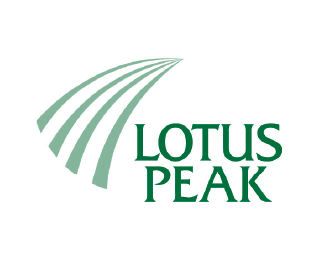 Lotus peak green brand logo