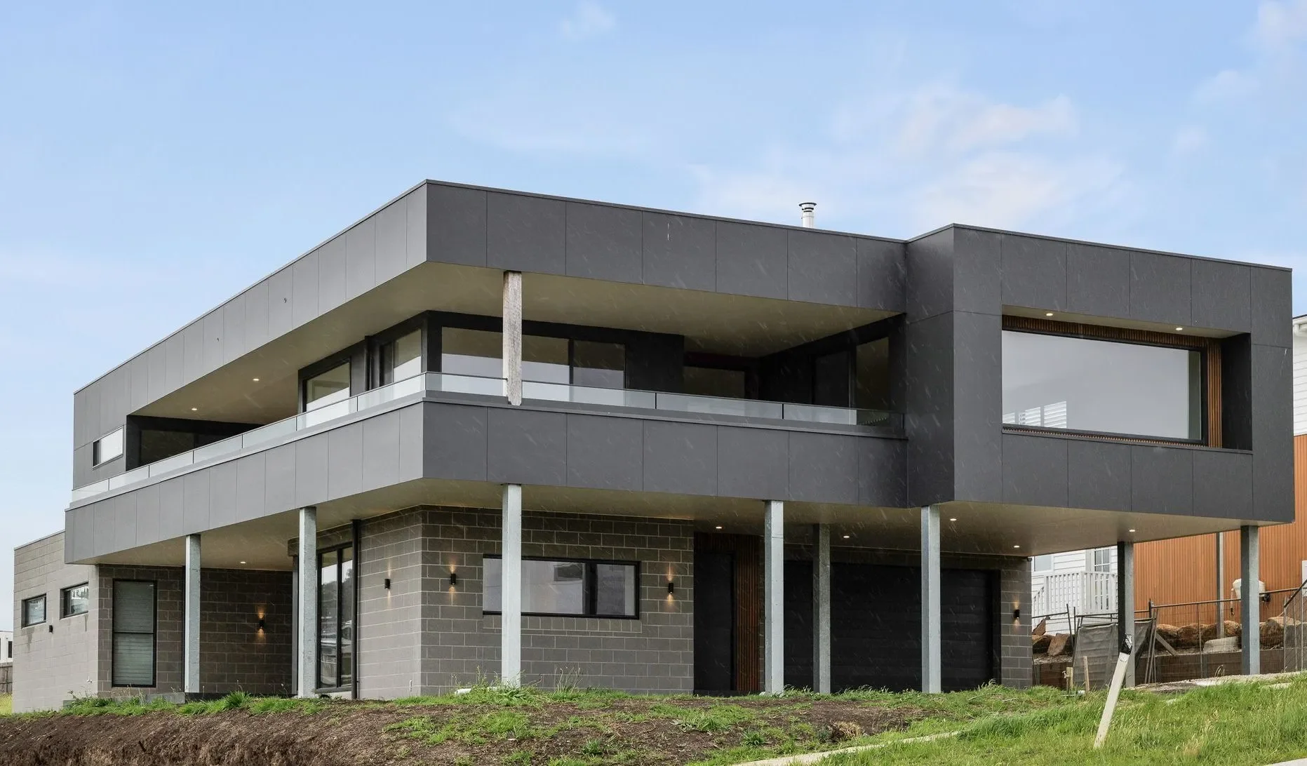 Architectural two storey home built in San Remo