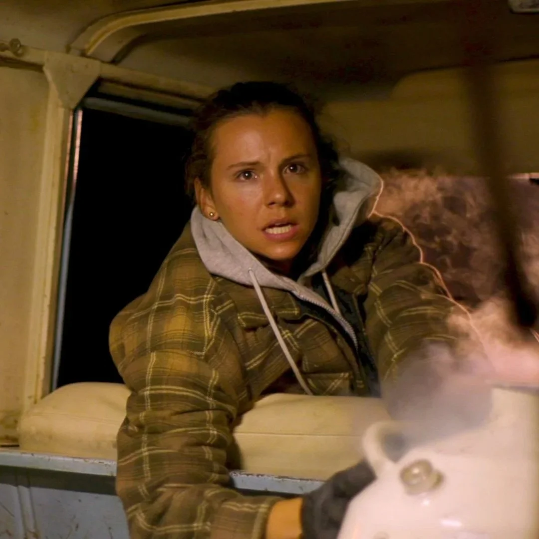 Actress Hannah Ruwe in a scene from Complete Bull