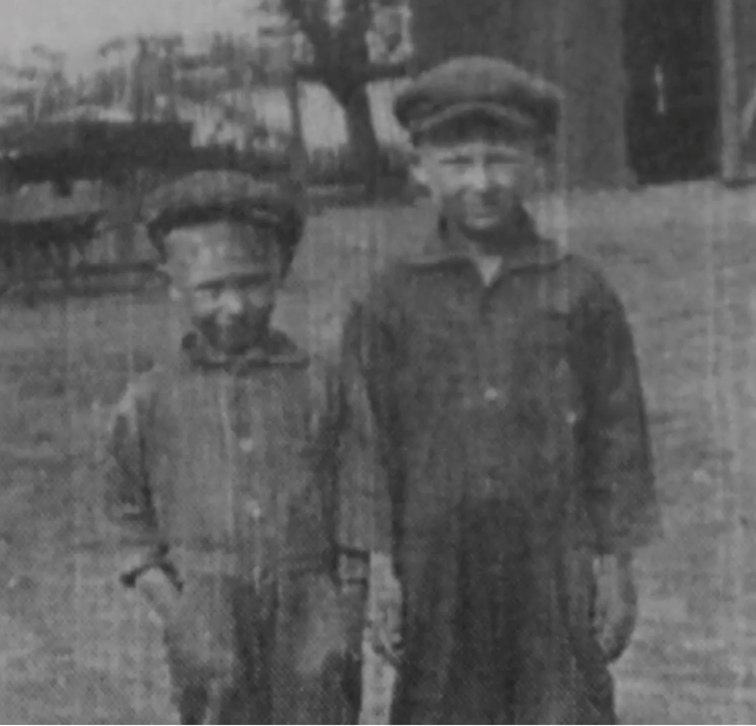 A childhood photo of Stanley Cornell, who we interview for this documentary (and sadly, he has since passed away). His little brother, Victor, is with him here.