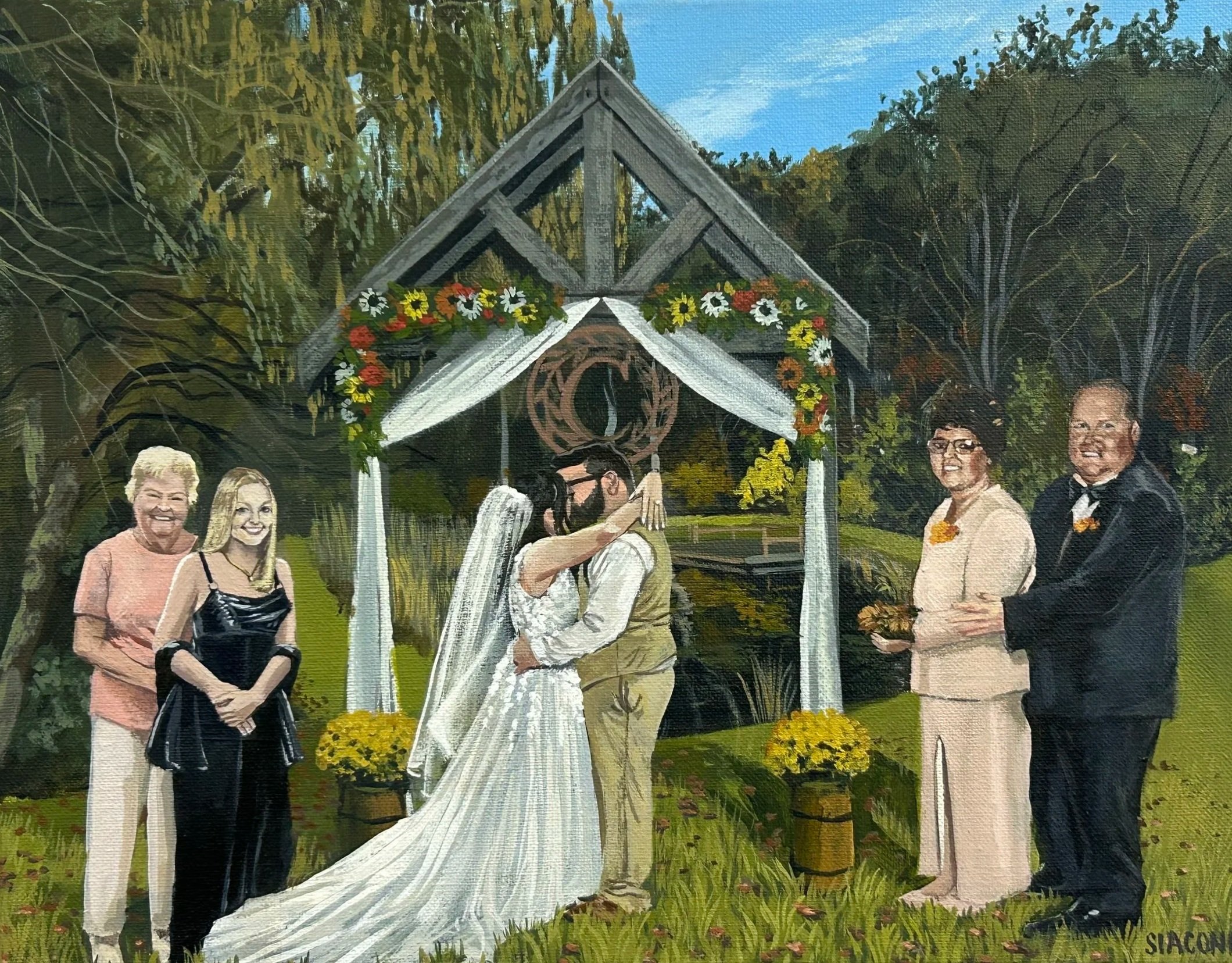 Alyssa & Angelo: Summerseat Farms 11inx14in