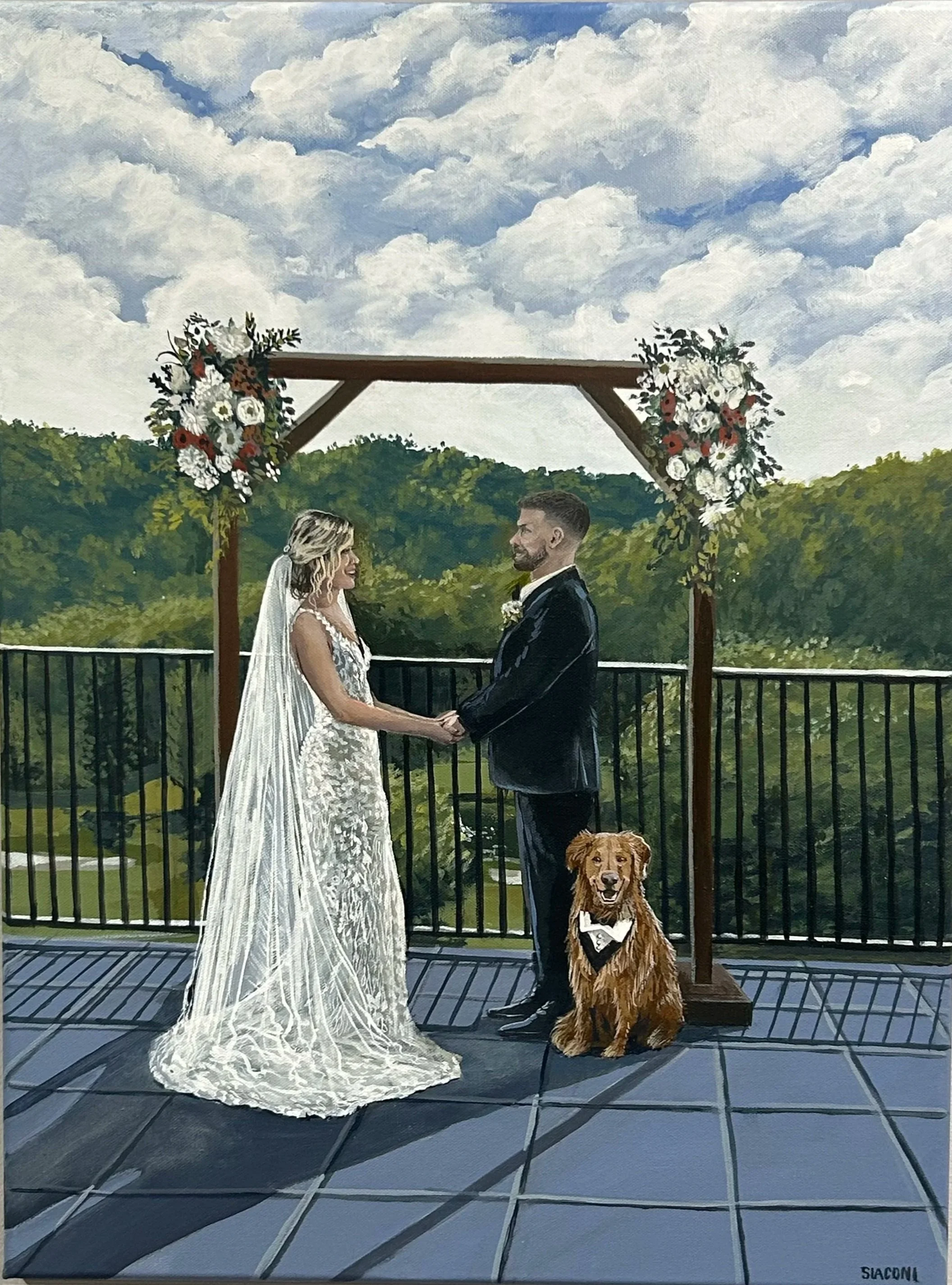Warner - Mabry Wedding 18inx24in